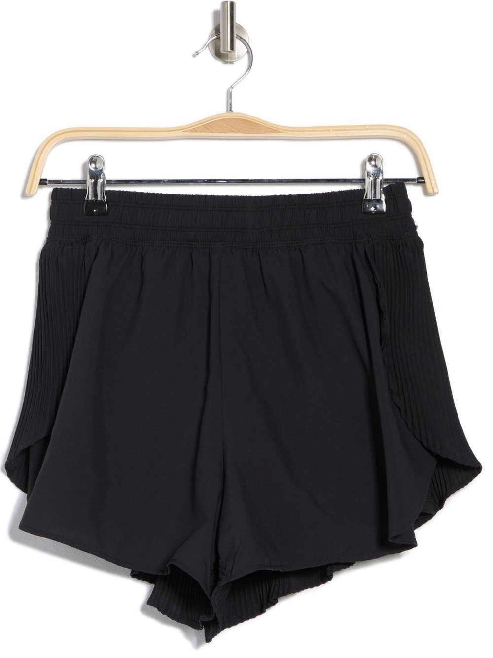 Marika “Lilian” Loose Fit Pleated Shorts With Flyaway Split Sides Size Large - Picture 3 of 14